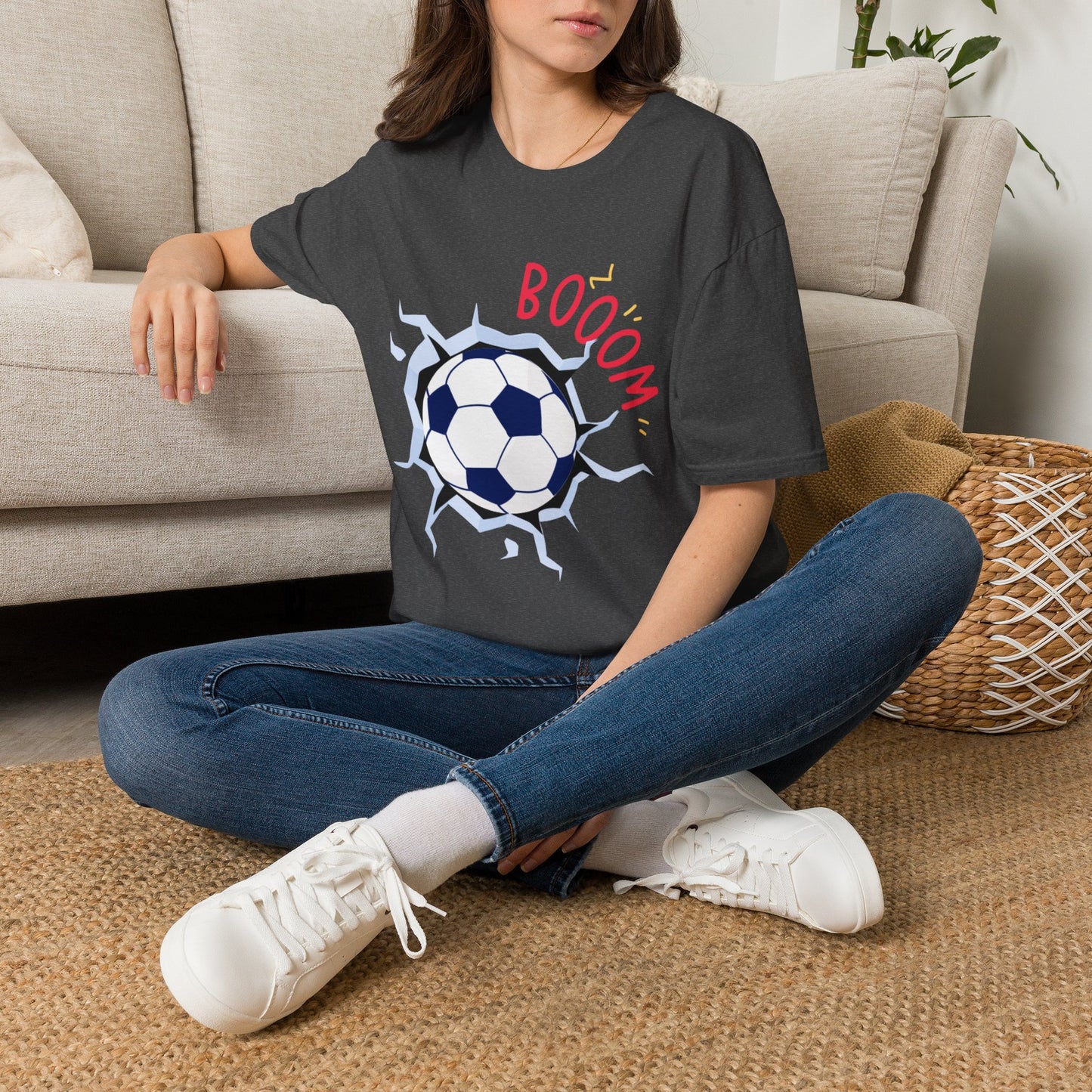 Soccer 'BOOOM' Graphic Unisex T-Shirt