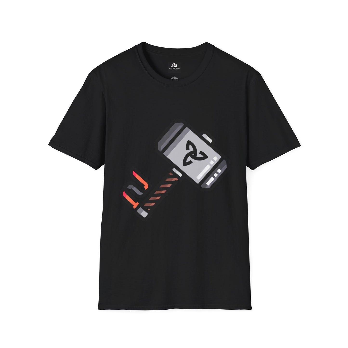Thor Hammer T-Shirt — Mythic Mjolnir Graphic Tee with Celtic Knot