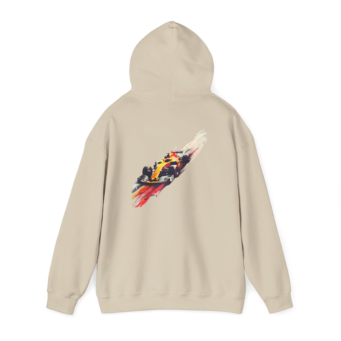Racing Car Unisex Hoodie — Vintage Formula Racecar Graphic Pullover