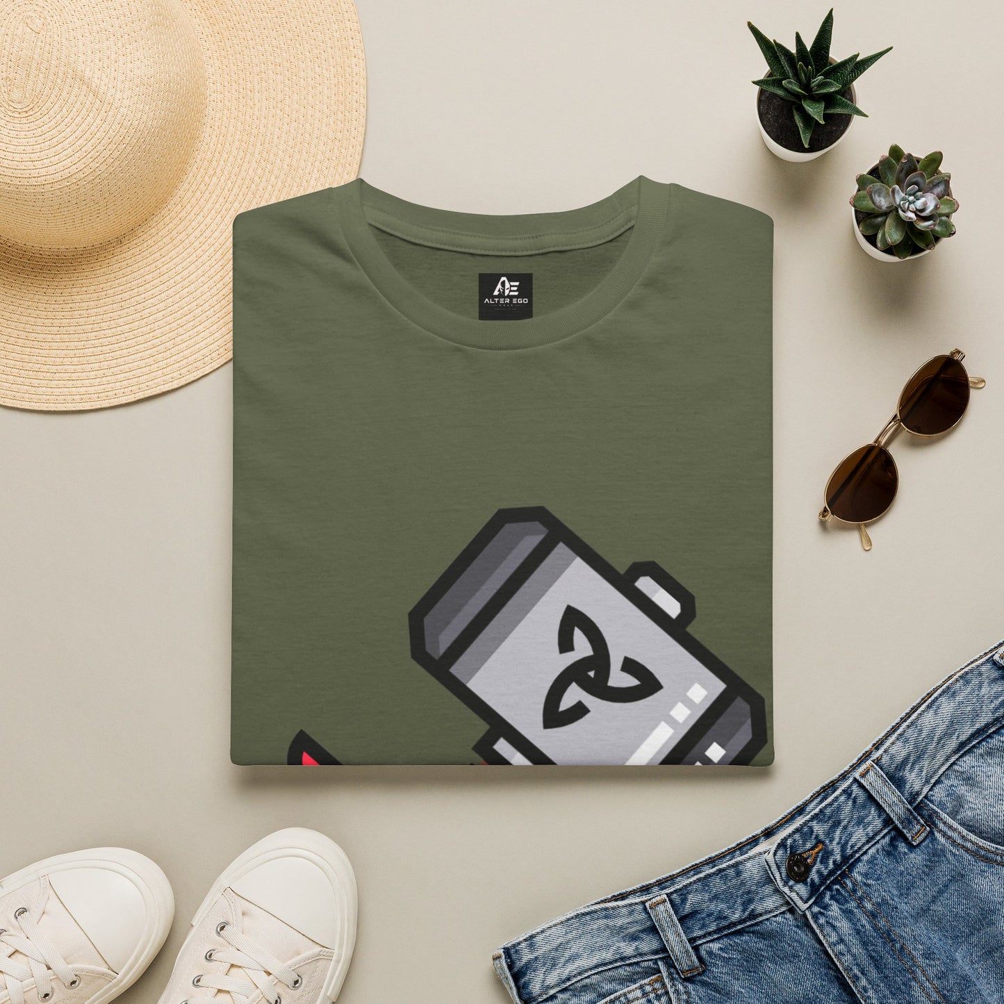 Thor Hammer T-Shirt — Mythic Mjolnir Graphic Tee with Celtic Knot