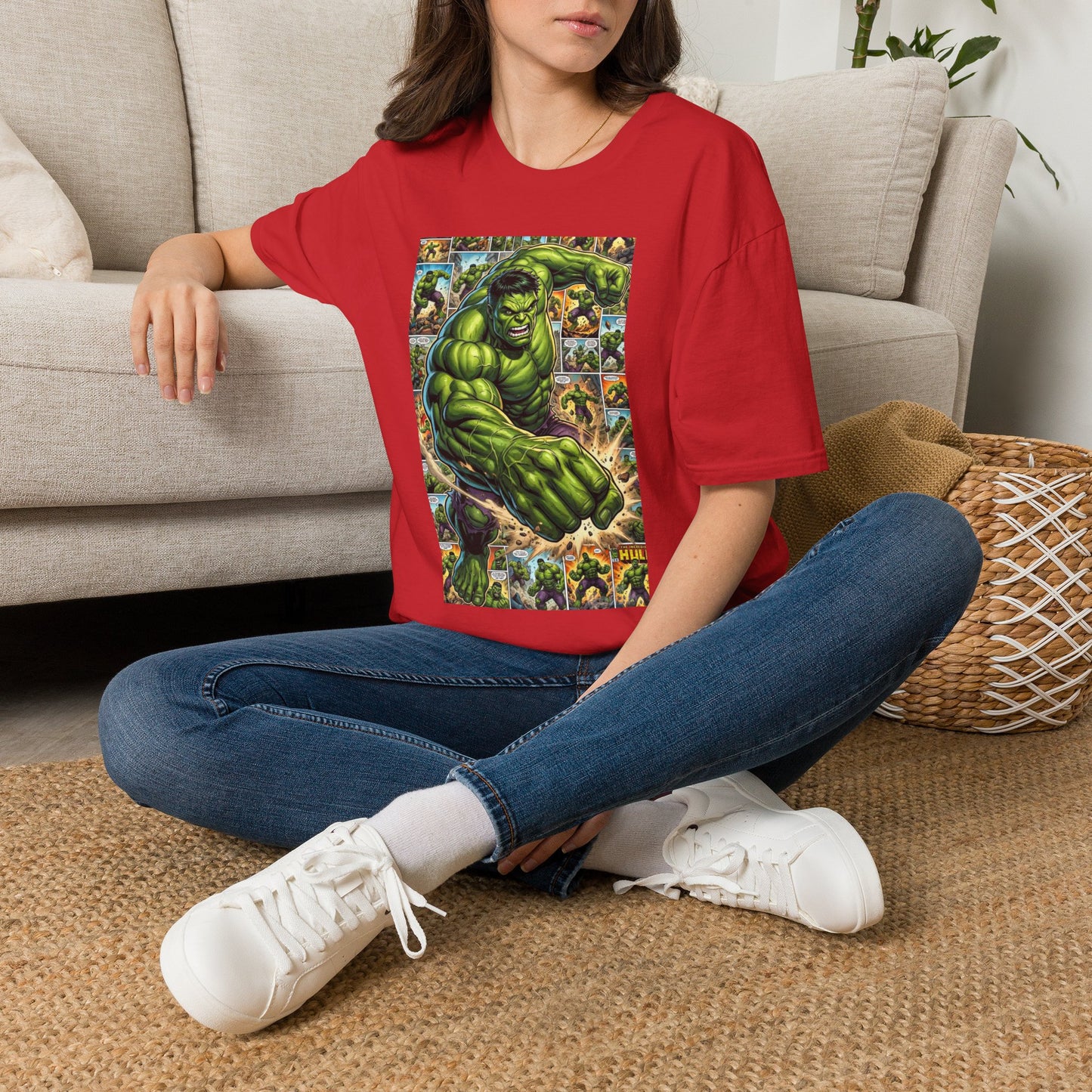 Hulk Comic Collage T-Shirt