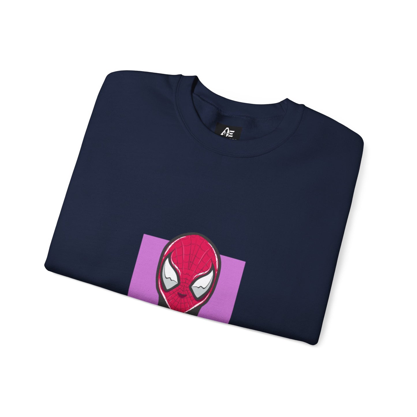 Spider Hero Sweatshirt — Red Mask Graphic Crewneck