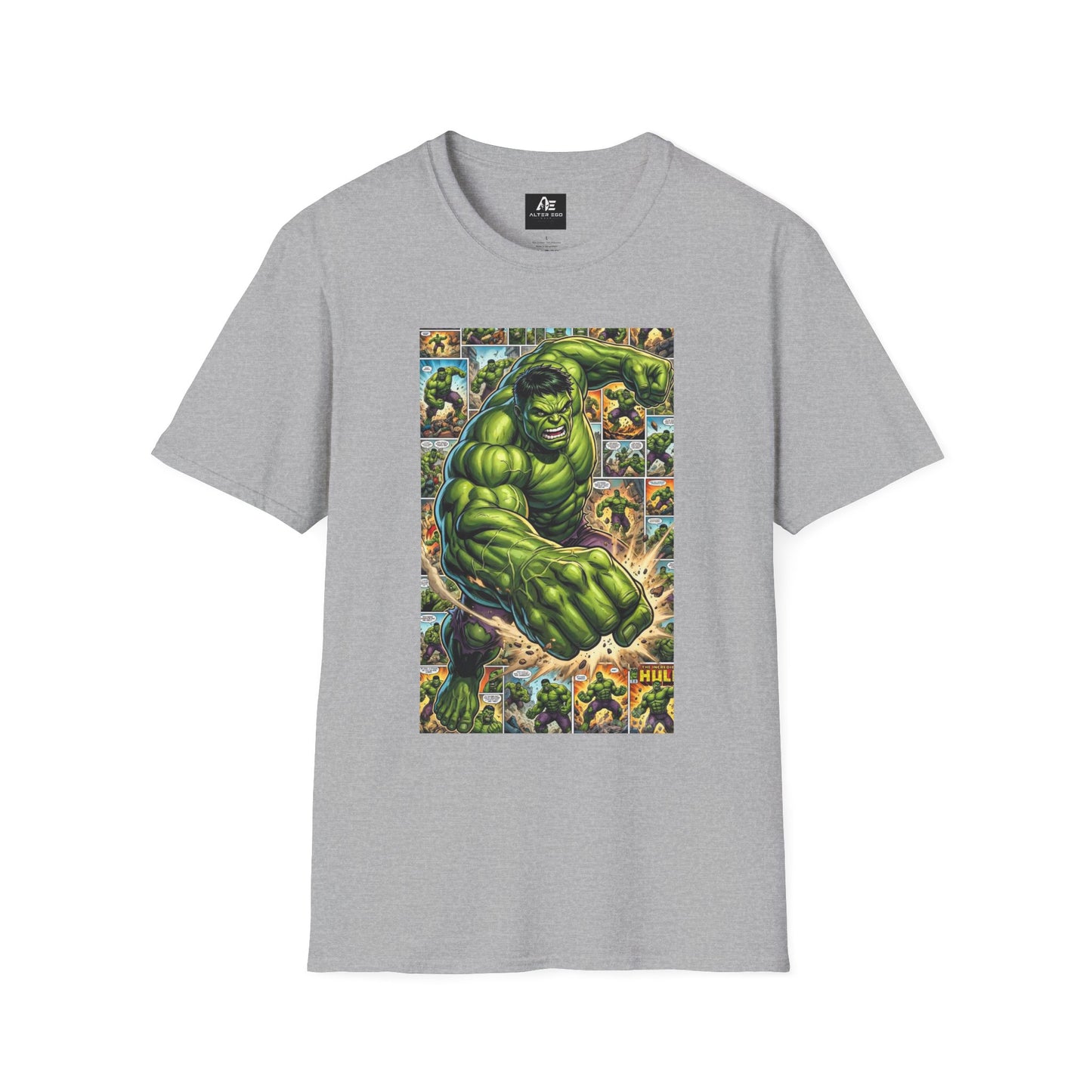 Hulk Comic Collage T-Shirt