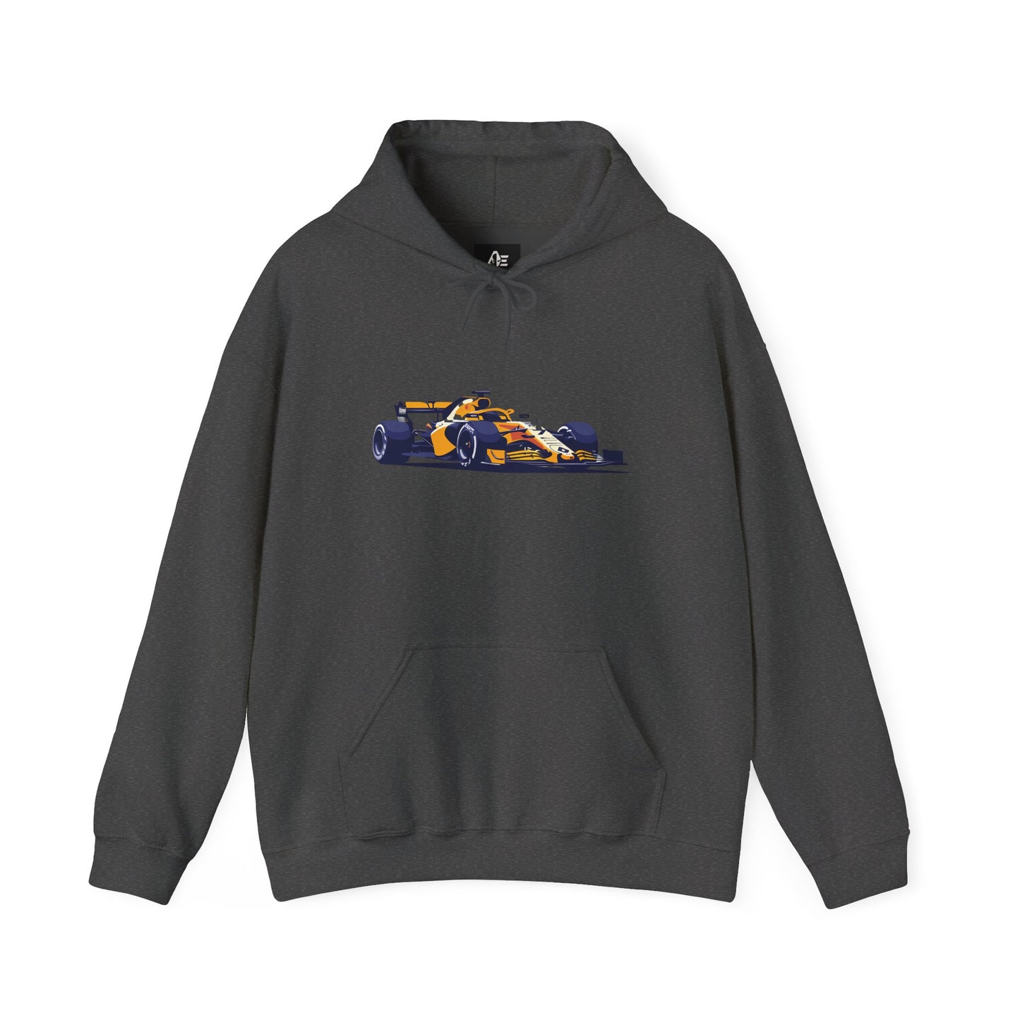 Racing Car Unisex Hoodie — Vintage Formula Racecar Graphic Pullover