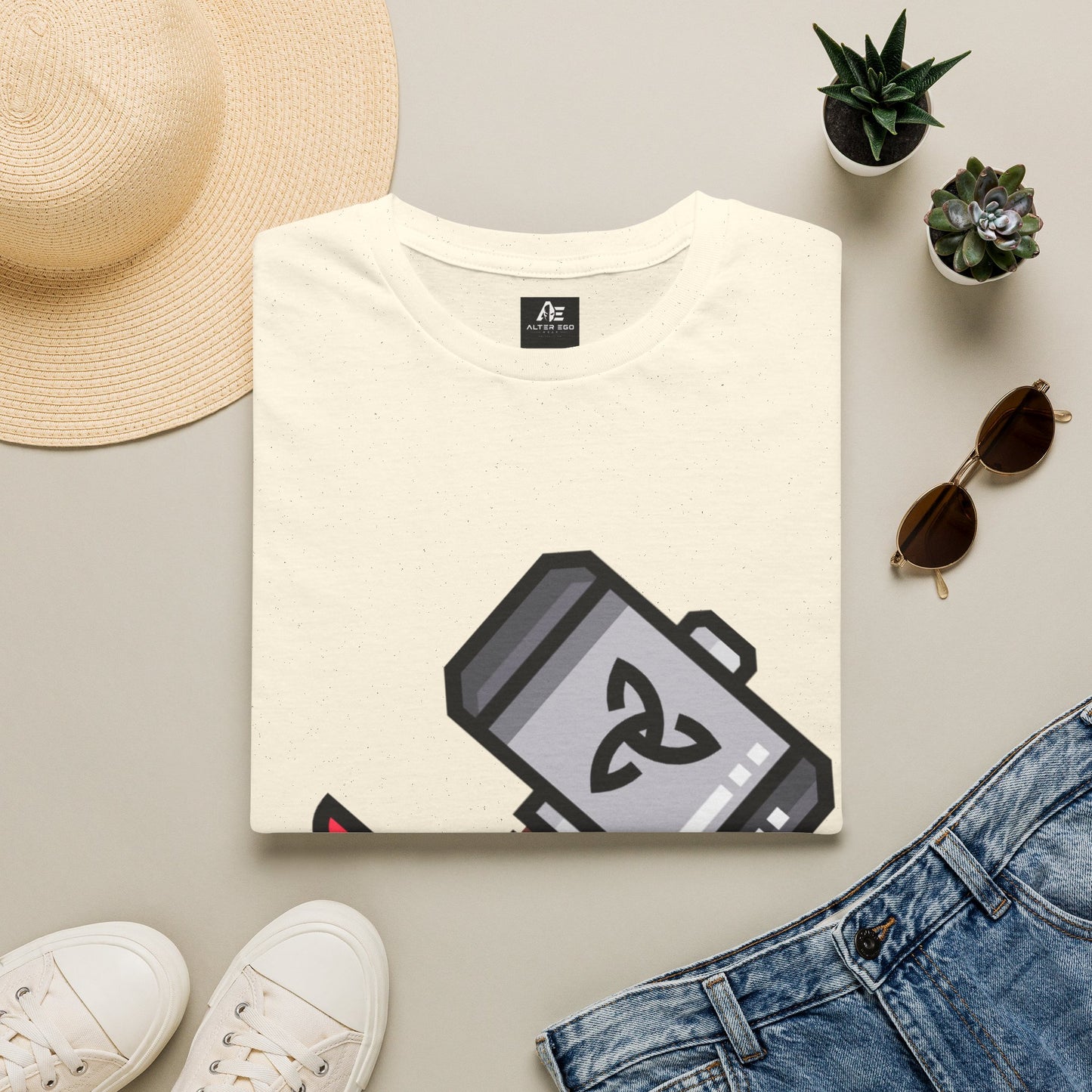 Thor Hammer T-Shirt — Mythic Mjolnir Graphic Tee with Celtic Knot