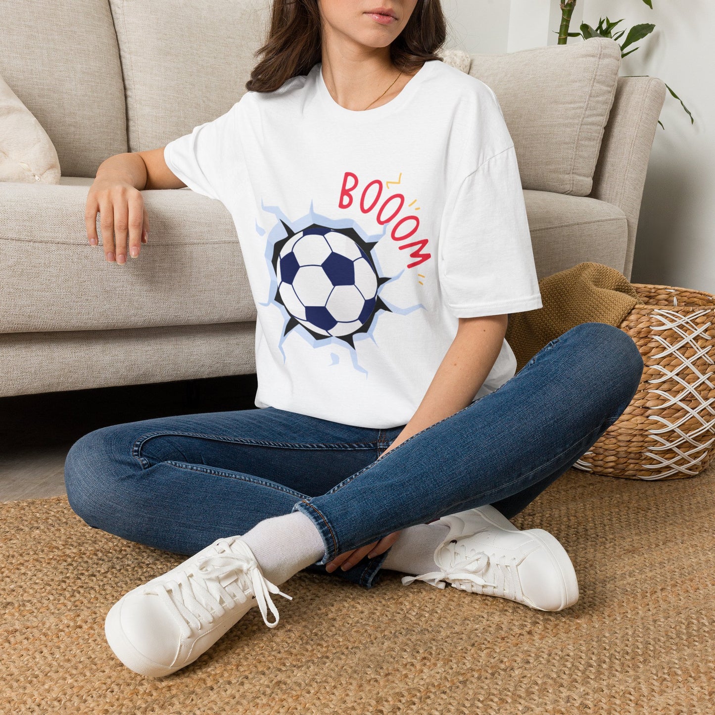 Soccer 'BOOOM' Graphic Unisex T-Shirt