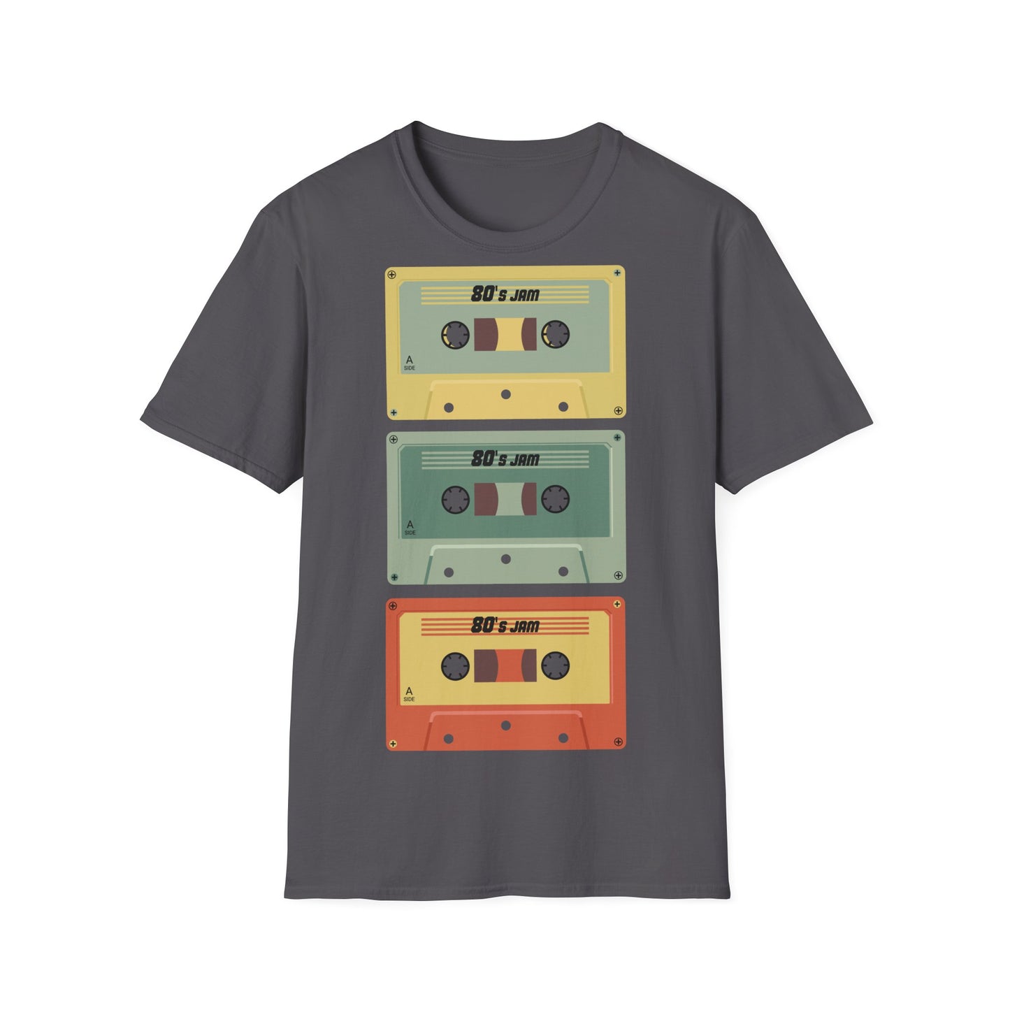 Cassette Stack T-Shirt — 80's Jam Retro Tape Graphic Tee