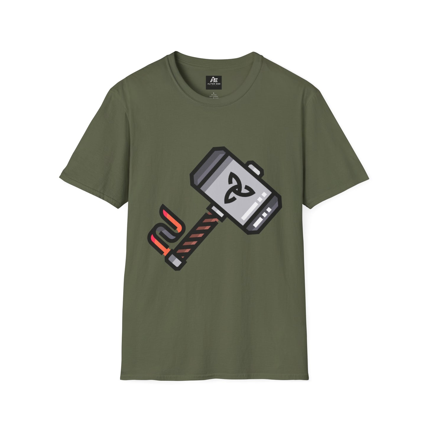 Thor Hammer T-Shirt — Mythic Mjolnir Graphic Tee with Celtic Knot