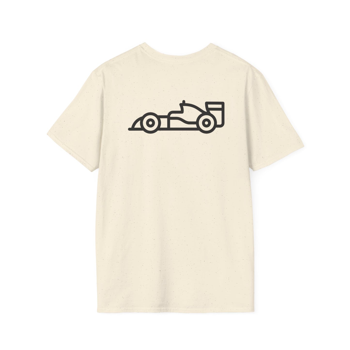 Racing Driver Graphic T-Shirt — Retro F1 Helmet Logo Tee