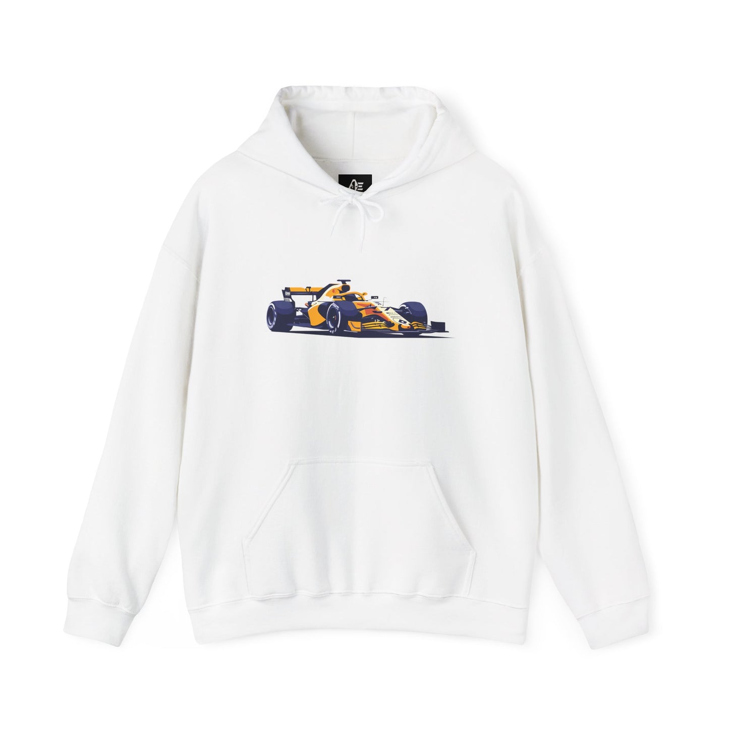 Racing Car Unisex Hoodie — Vintage Formula Racecar Graphic Pullover