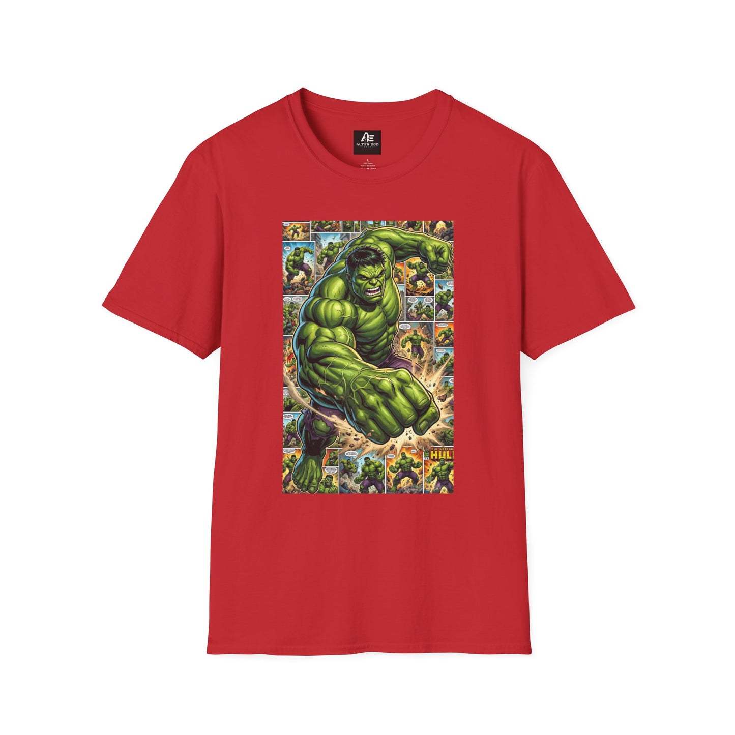 Hulk Comic Collage T-Shirt