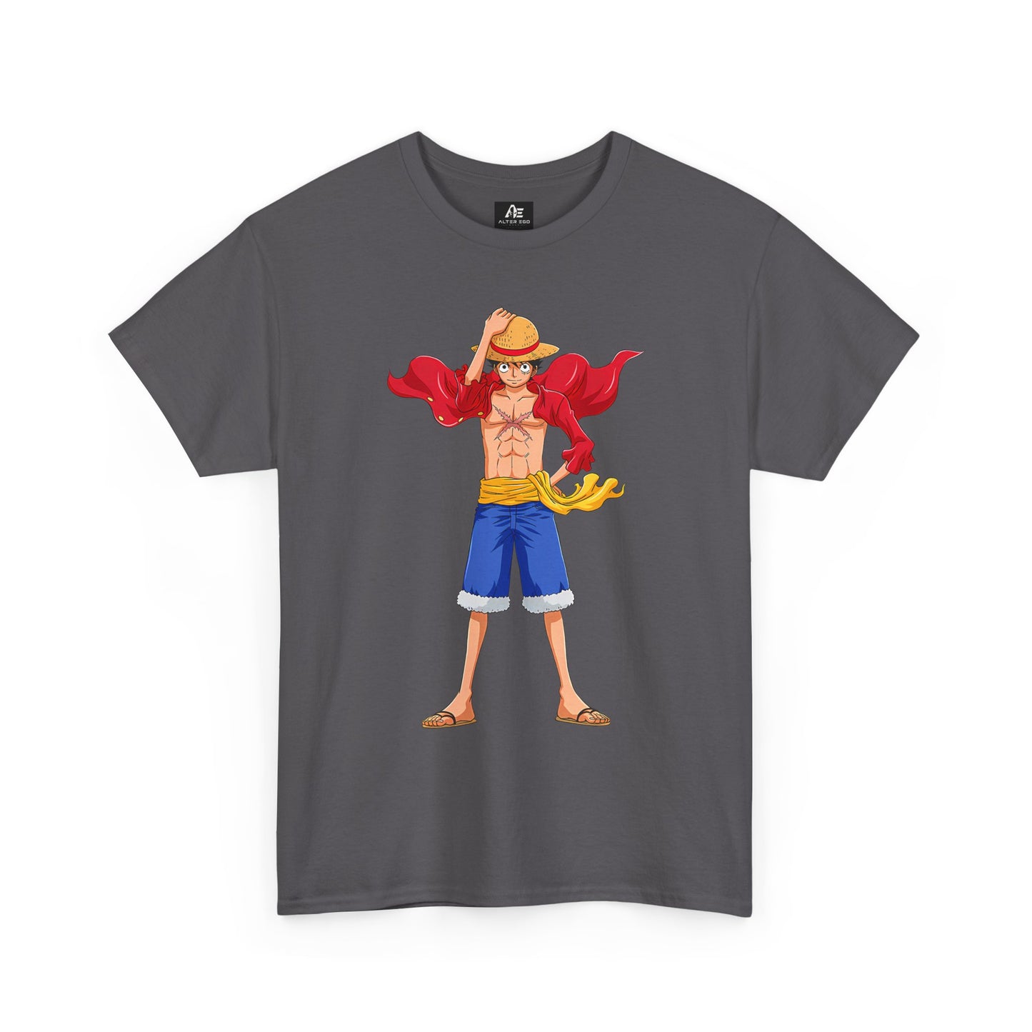 Straw Hat Pirate Tee — Luffy-Inspired Anime Graphic Unisex T-Shirt