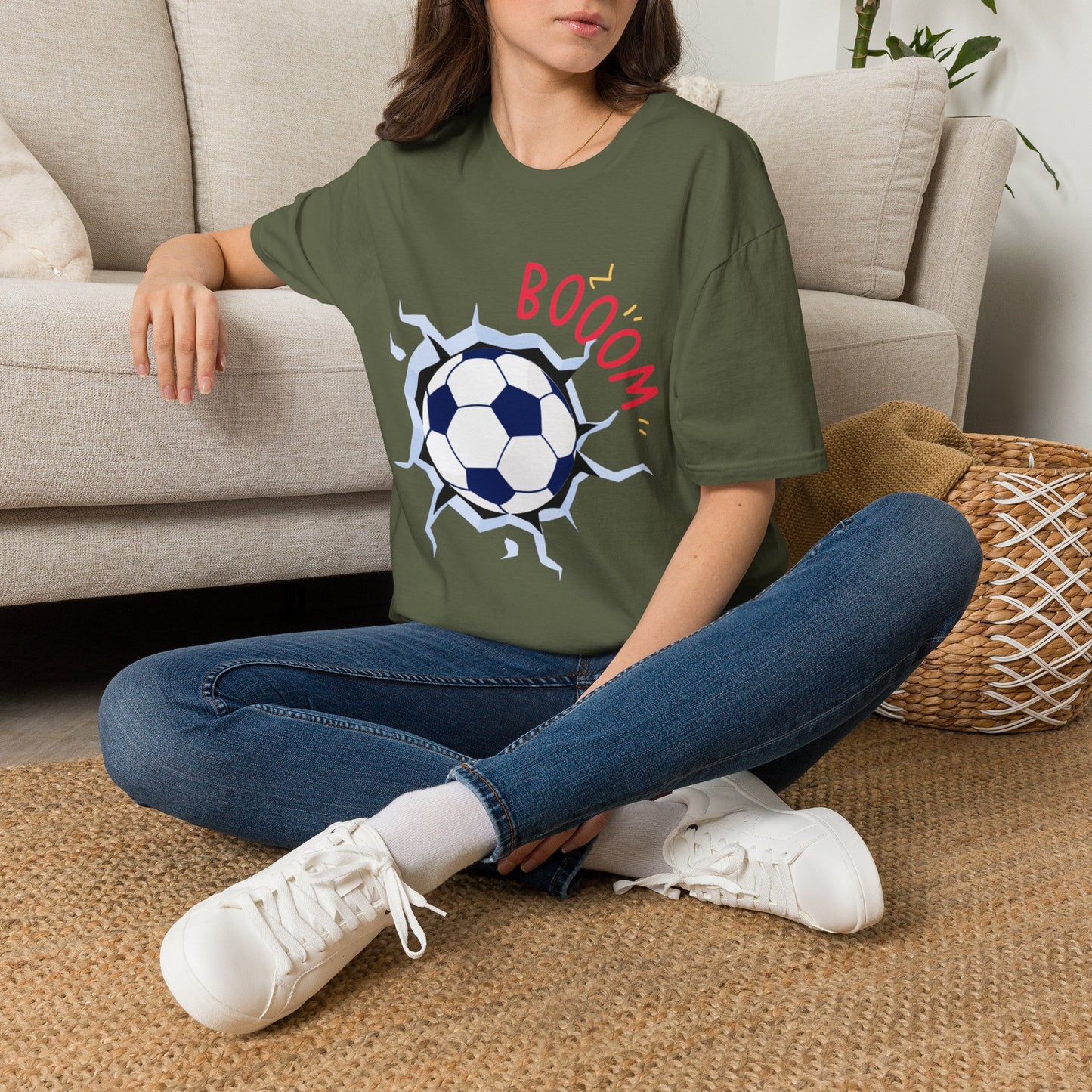 Soccer 'BOOOM' Graphic Unisex T-Shirt