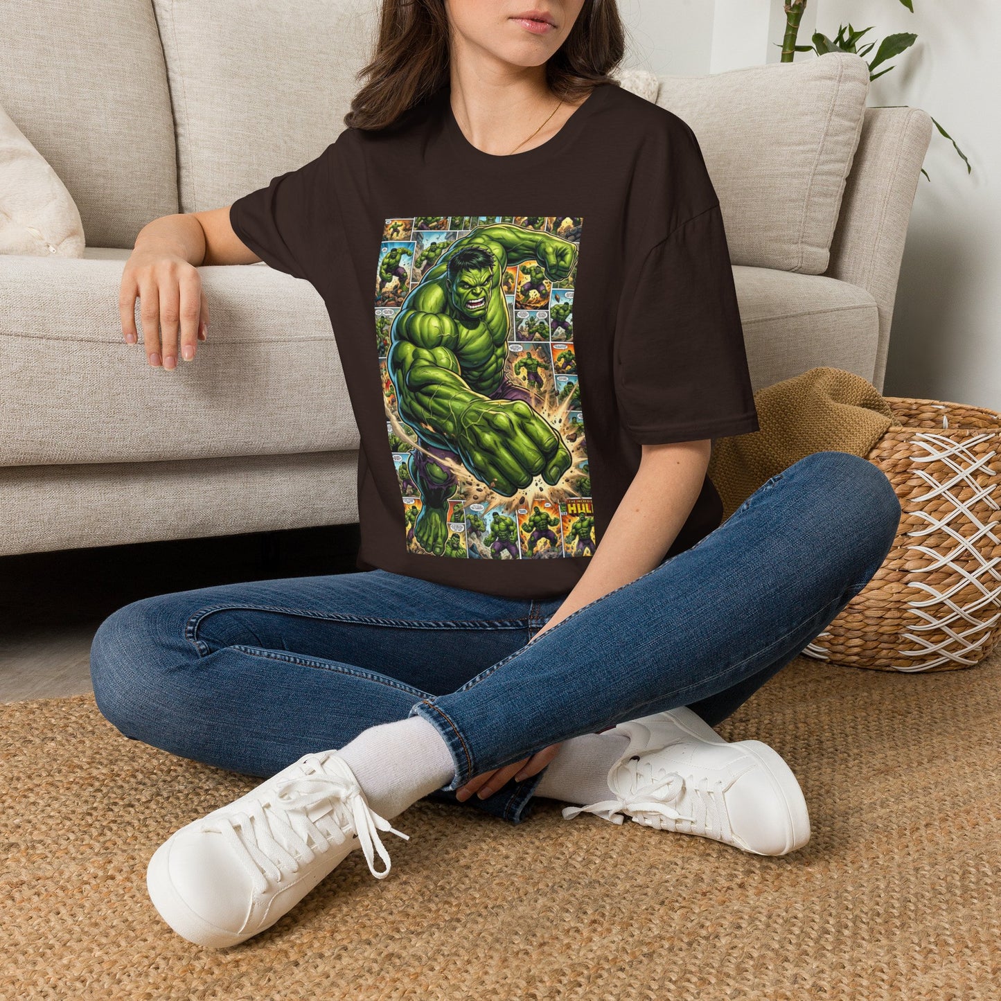 Hulk Comic Collage T-Shirt