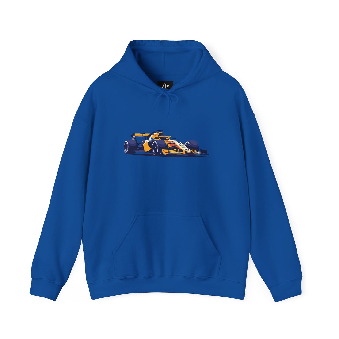 Racing Car Unisex Hoodie — Vintage Formula Racecar Graphic Pullover